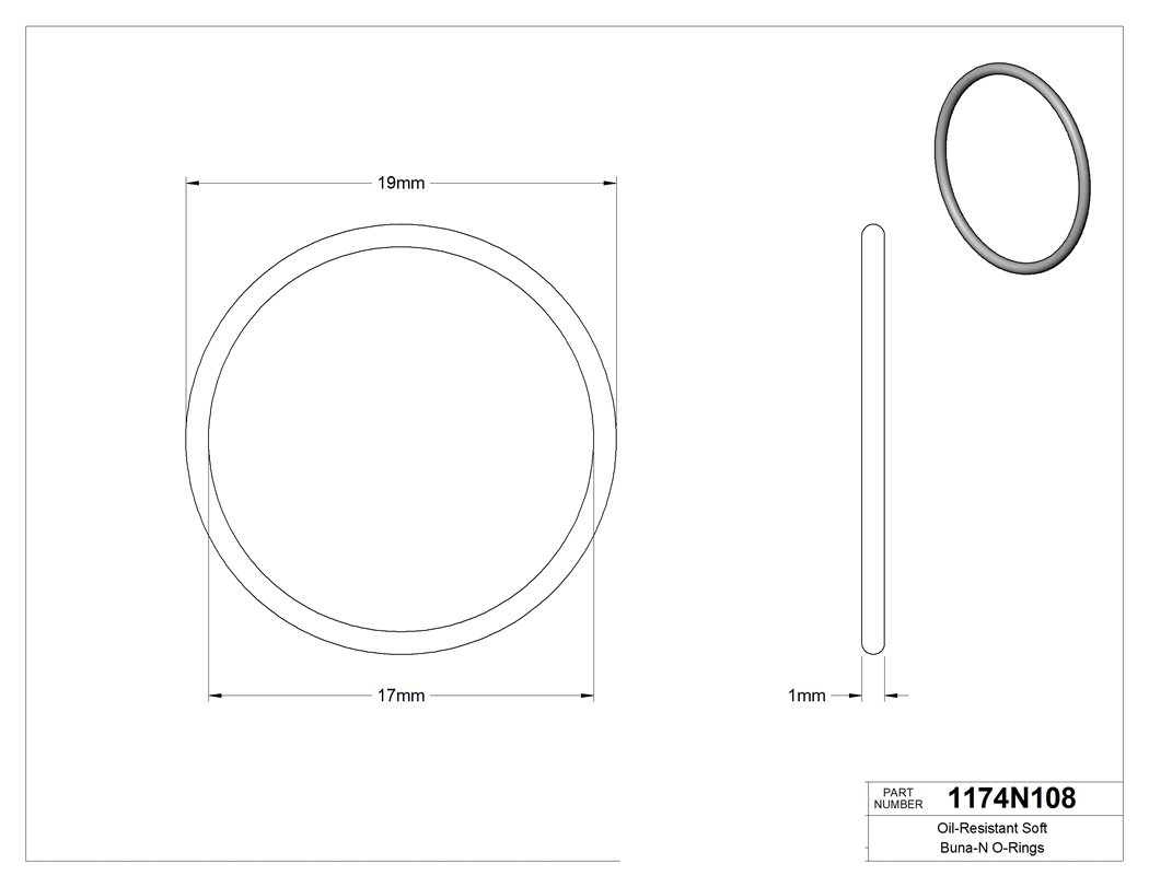 Technical drawing - 1174N108